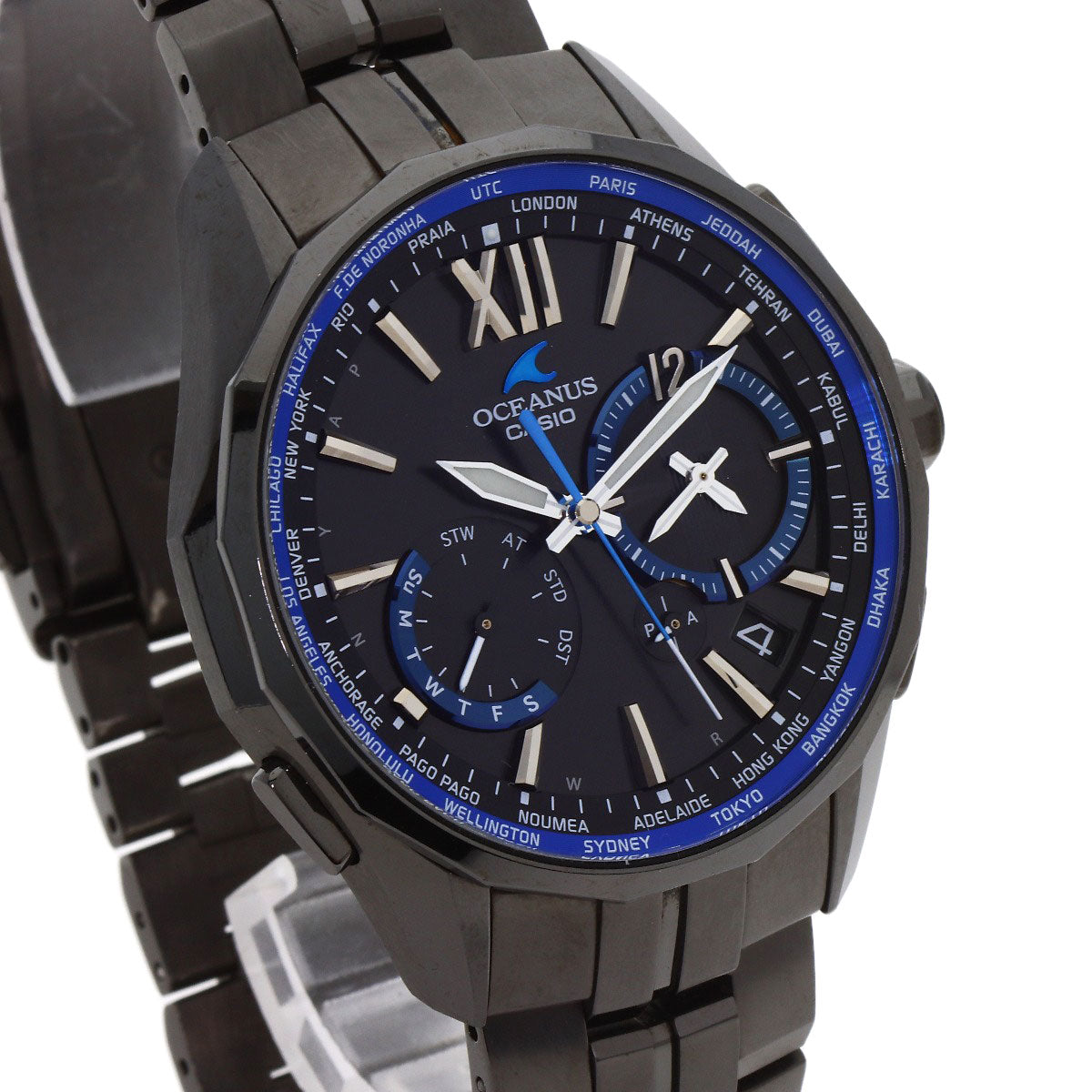 CASIO Oceanus Manta Watches OCW-S3400B-1AJF Titanium/Titanium mens