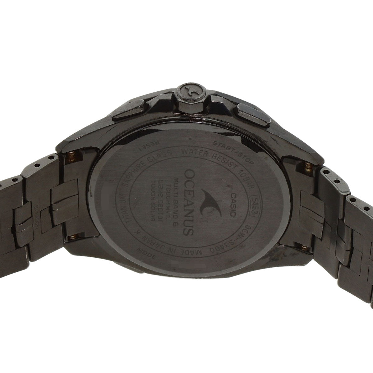 CASIO Oceanus Manta Watches OCW-S3400B-1AJF Titanium/Titanium mens