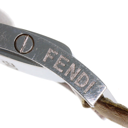 FENDI Gyro Zucca pattern Watches Stainless Steel/Coating canvasxLeather Ladies