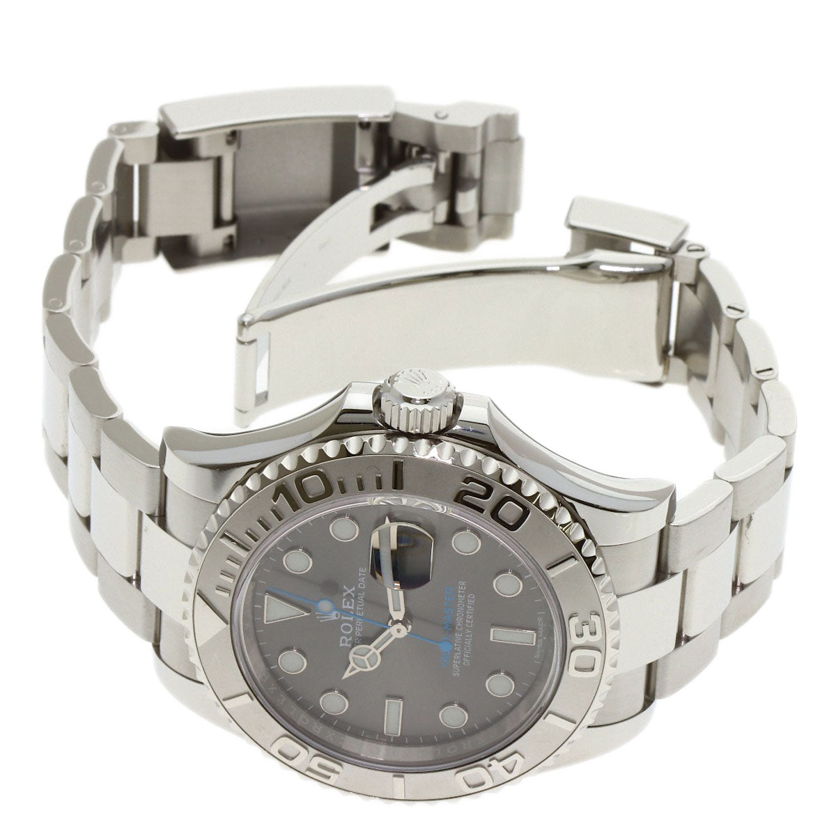 ROLEX Yacht Master Dark Rhodium Watches 116622 Stainless Steel/Stainless Steel mens