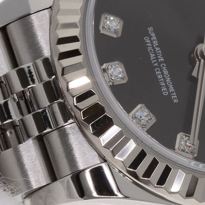 ROLEX Datejust 10P Diamond Dark Grey Watches 279174G Stainless Steel/Stainless Steel Ladies