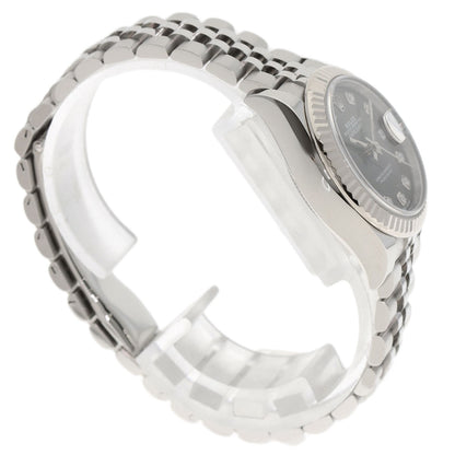 ROLEX Datejust 10P Diamond Dark Grey Watches 279174G Stainless Steel/Stainless Steel Ladies