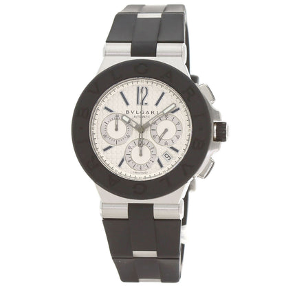 BVLGARI Diagono Chronograph Watches DG42SVCH Stainless Steel/Rubber mens