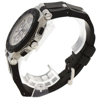 BVLGARI Diagono Chronograph Watches DG42SVCH Stainless Steel/Rubber mens