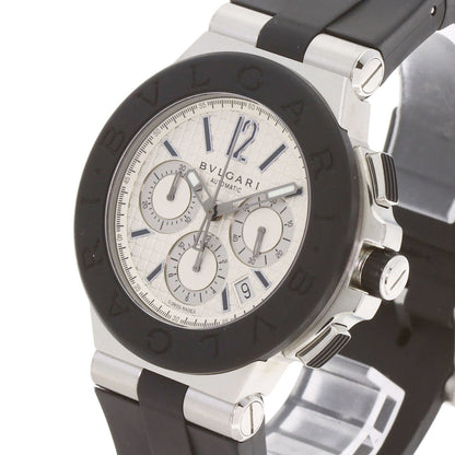 BVLGARI Diagono Chronograph Watches DG42SVCH Stainless Steel/Rubber mens