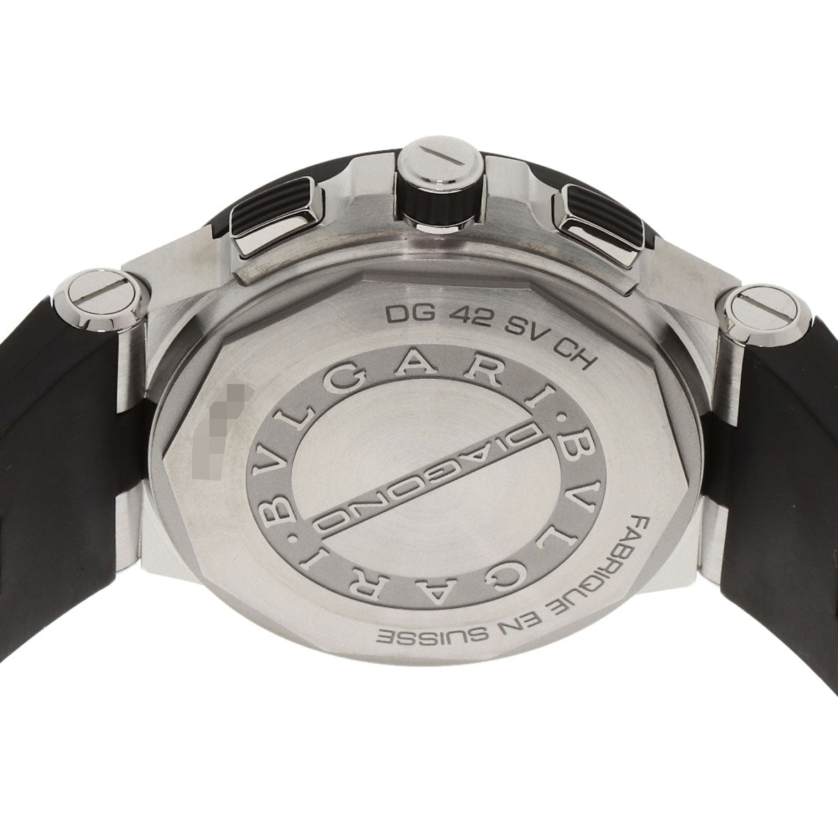 BVLGARI Diagono Chronograph Watches DG42SVCH Stainless Steel/Rubber mens
