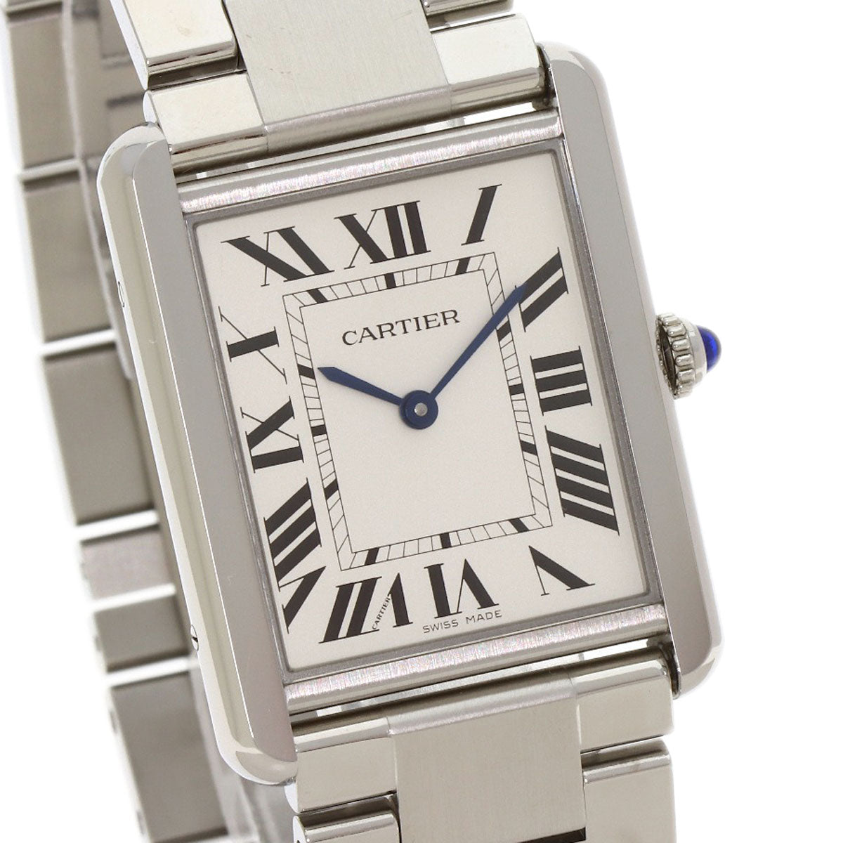 CARTIER Tank solo LM Watches W5200014 Stainless Steel/Stainless Steel mens