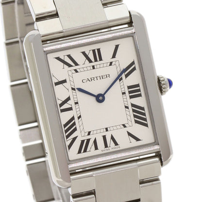 CARTIER Tank solo LM Watches W5200014 Stainless Steel/Stainless Steel mens