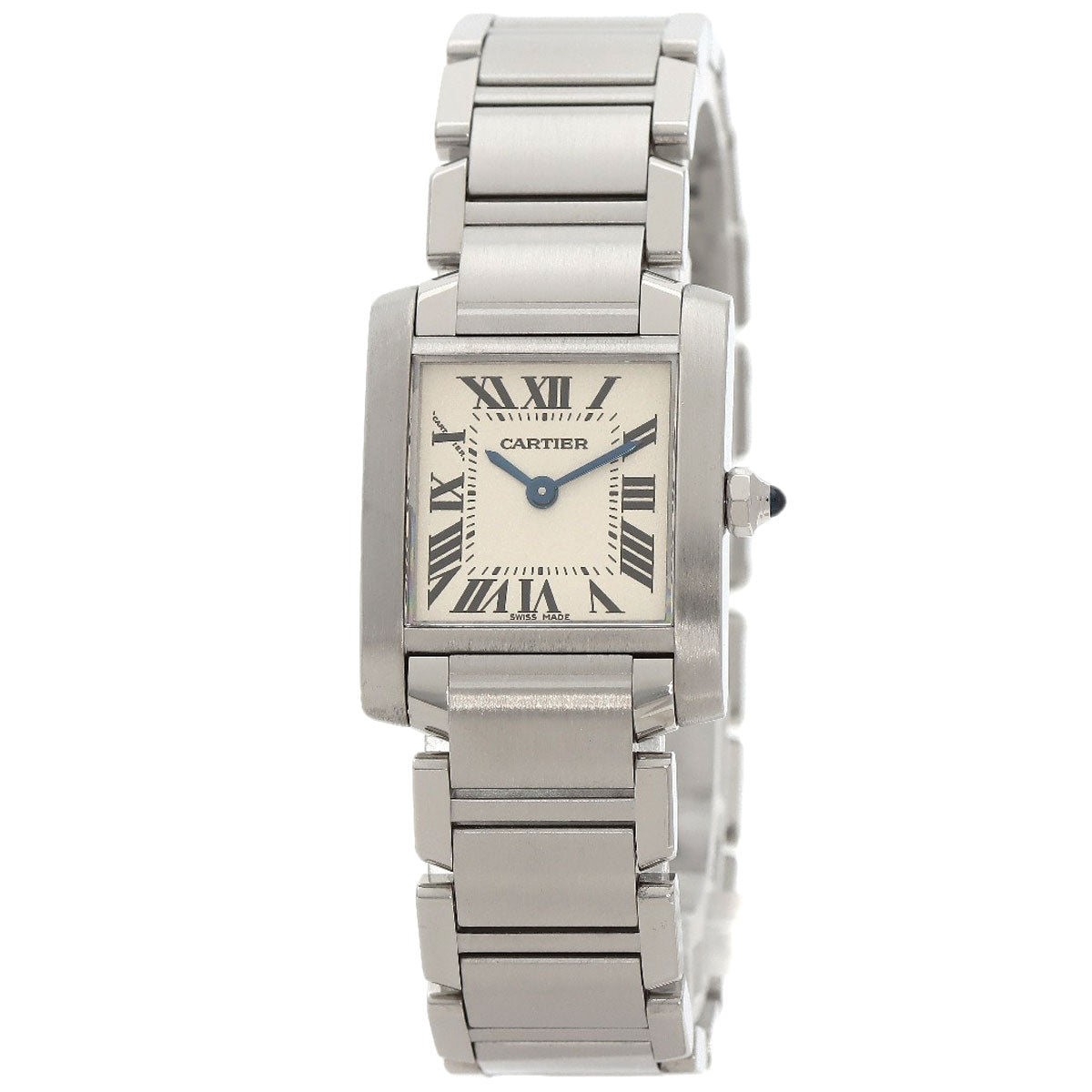 CARTIER Tank francaise SM Watches W51008Q3 Stainless Steel/Stainless Steel Ladies