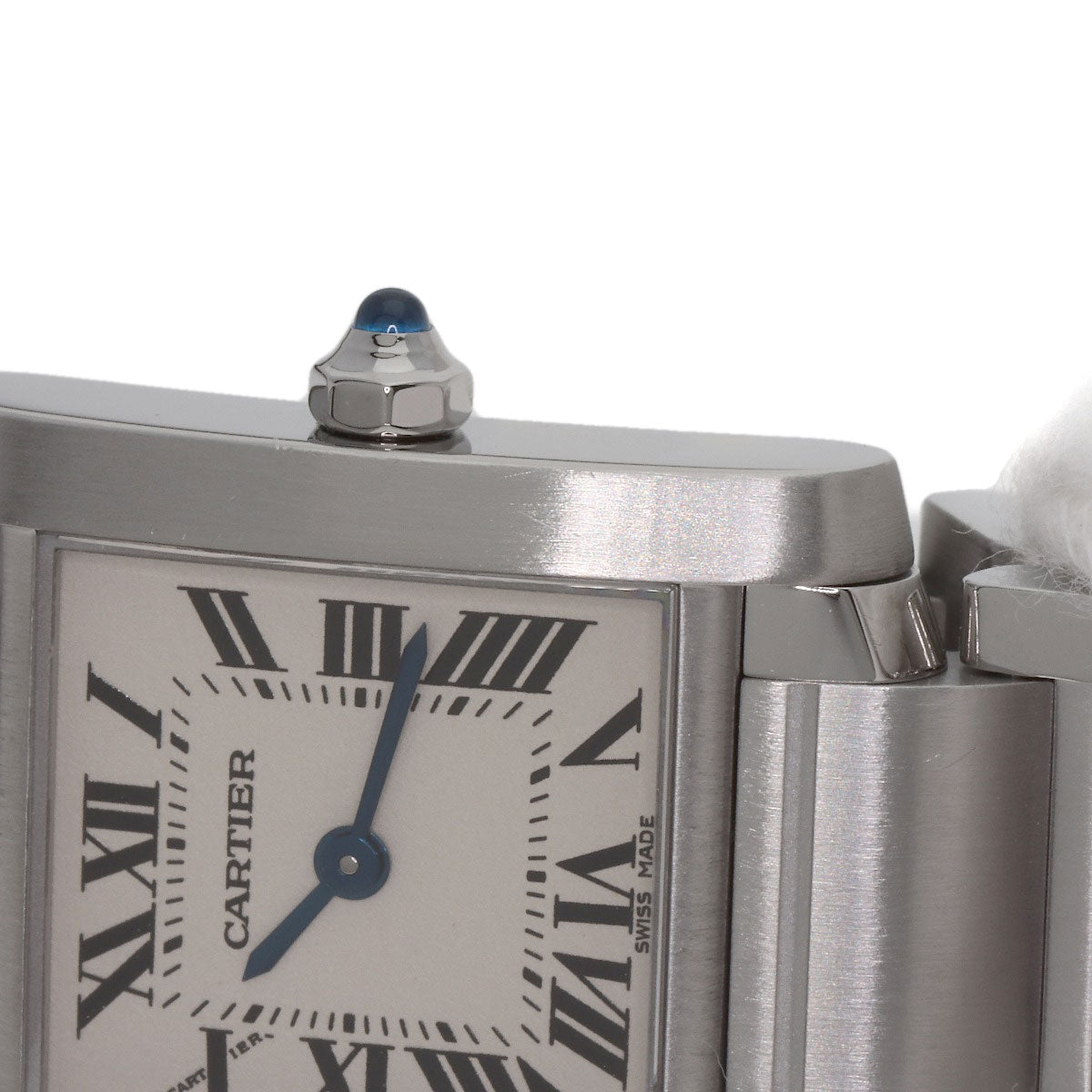 CARTIER Tank francaise SM Watches W51008Q3 Stainless Steel/Stainless Steel Ladies