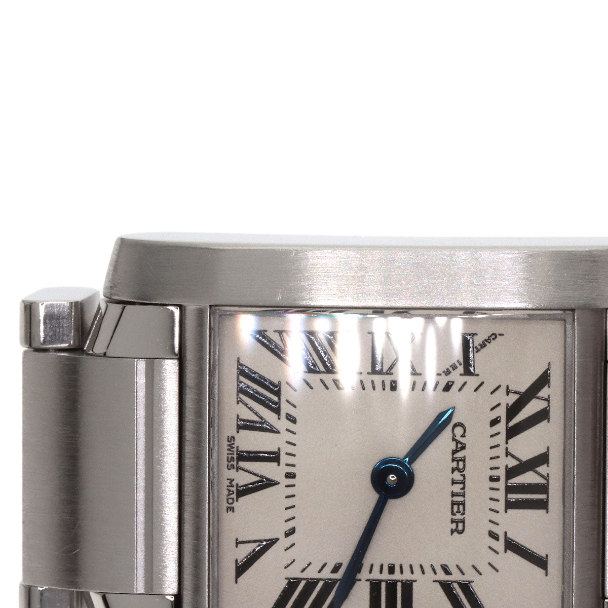 CARTIER Tank francaise SM Watches W51008Q3 Stainless Steel/Stainless Steel Ladies