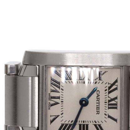 CARTIER Tank francaise SM Watches W51008Q3 Stainless Steel/Stainless Steel Ladies