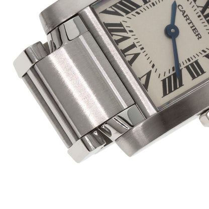 CARTIER Tank francaise SM Watches W51008Q3 Stainless Steel/Stainless Steel Ladies