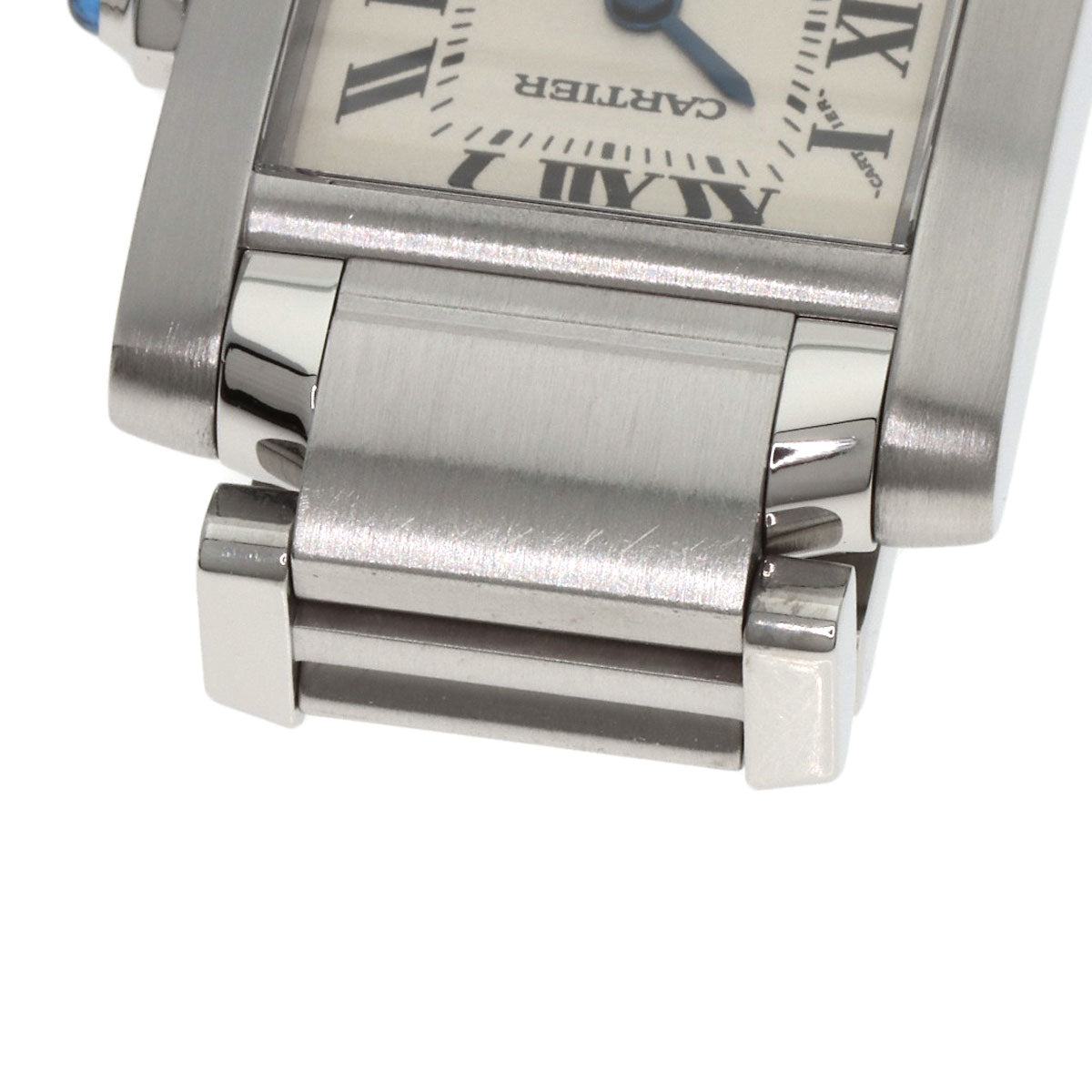CARTIER Tank francaise SM Watches W51008Q3 Stainless Steel/Stainless Steel Ladies