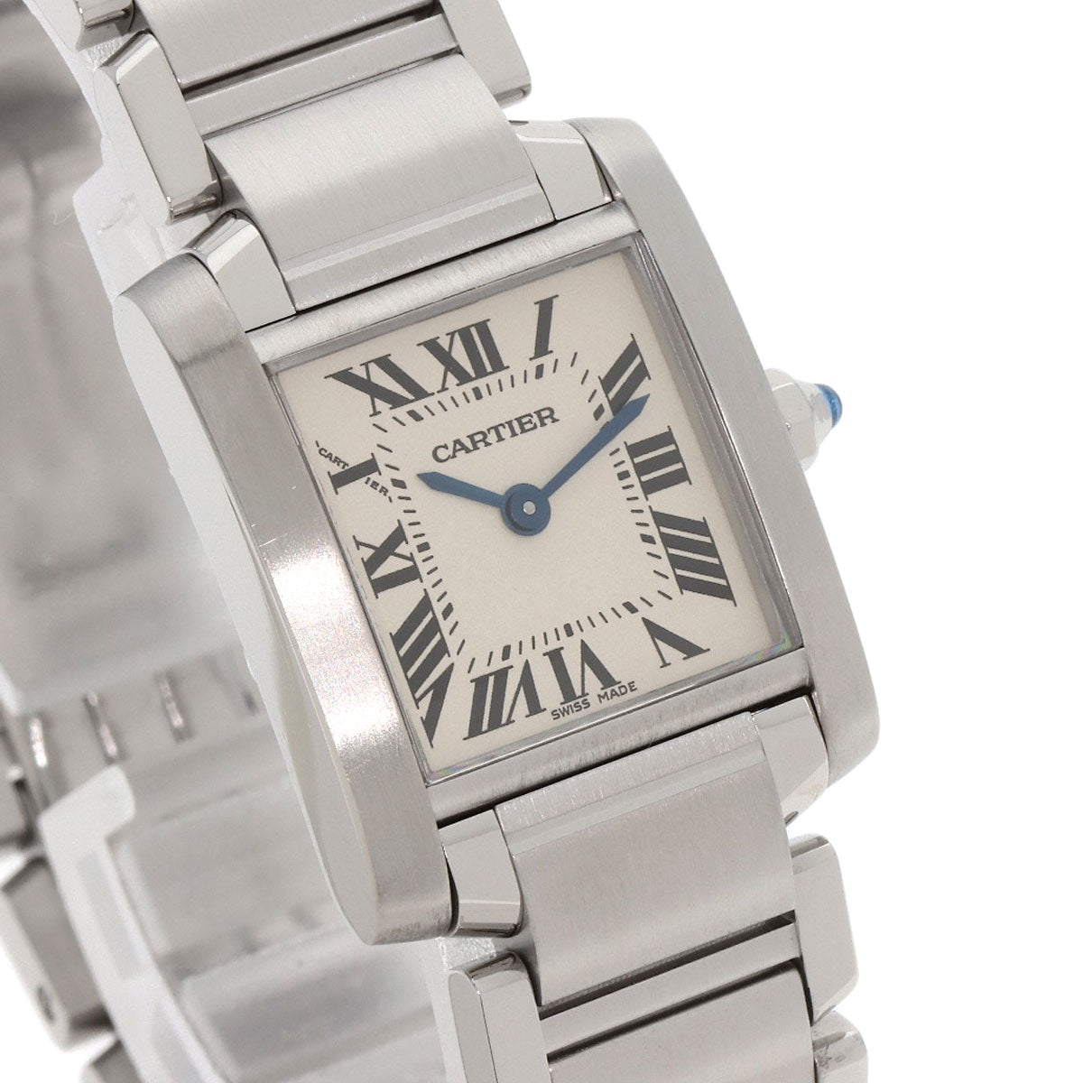 CARTIER Tank francaise SM Watches W51008Q3 Stainless Steel/Stainless Steel Ladies