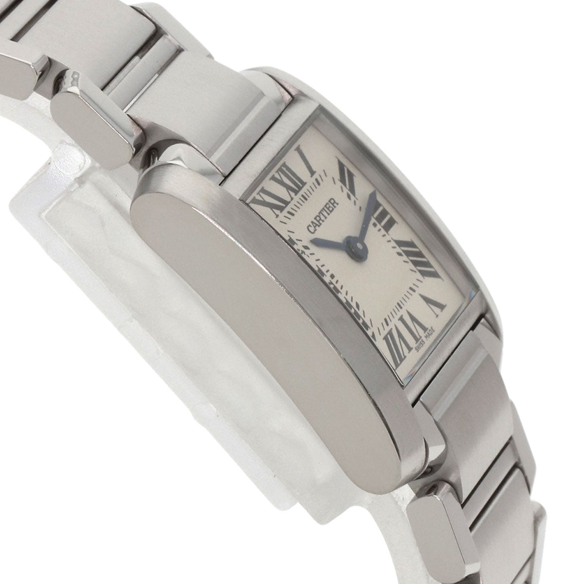 CARTIER Tank francaise SM Watches W51008Q3 Stainless Steel/Stainless Steel Ladies