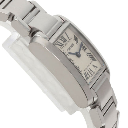 CARTIER Tank francaise SM Watches W51008Q3 Stainless Steel/Stainless Steel Ladies