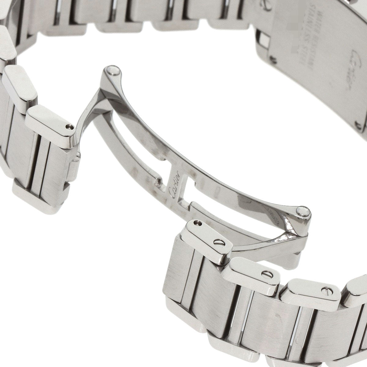 CARTIER Tank francaise SM Watches W51008Q3 Stainless Steel/Stainless Steel Ladies