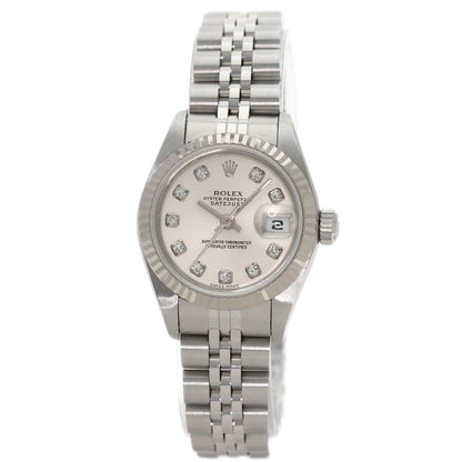 ROLEX DATEJUST 10P Diamond Watches 79174 Stainless Steel/Stainless Steel Ladies