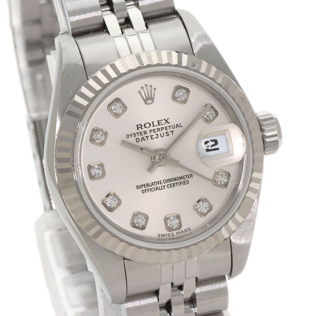 ROLEX DATEJUST 10P Diamond Watches 79174 Stainless Steel/Stainless Steel Ladies