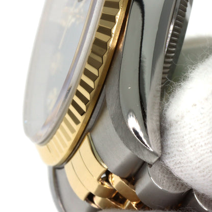 ROLEX Datejust 10P Diamond Blue Gradation Watches 16233G Stainless Steel/SSxK18YG mens