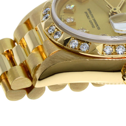 ROLEX Datejust 10P Bezel Diamond Watches 69258G K18 Yellow Gold/18K Yellow Gold Ladies