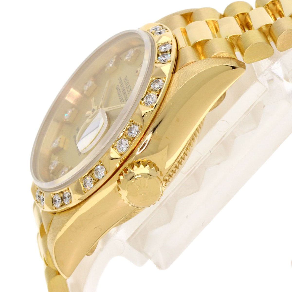 ROLEX Datejust 10P Bezel Diamond Watches 69258G K18 Yellow Gold/18K Yellow Gold Ladies