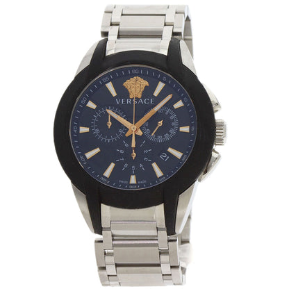 VERSACE Medusa Chronograph Watches VEM8 Stainless Steel/Stainless Steel mens