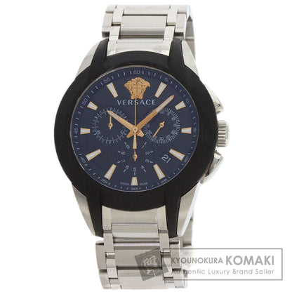 VERSACE Medusa Chronograph Watches VEM8 Stainless Steel/Stainless Steel mens