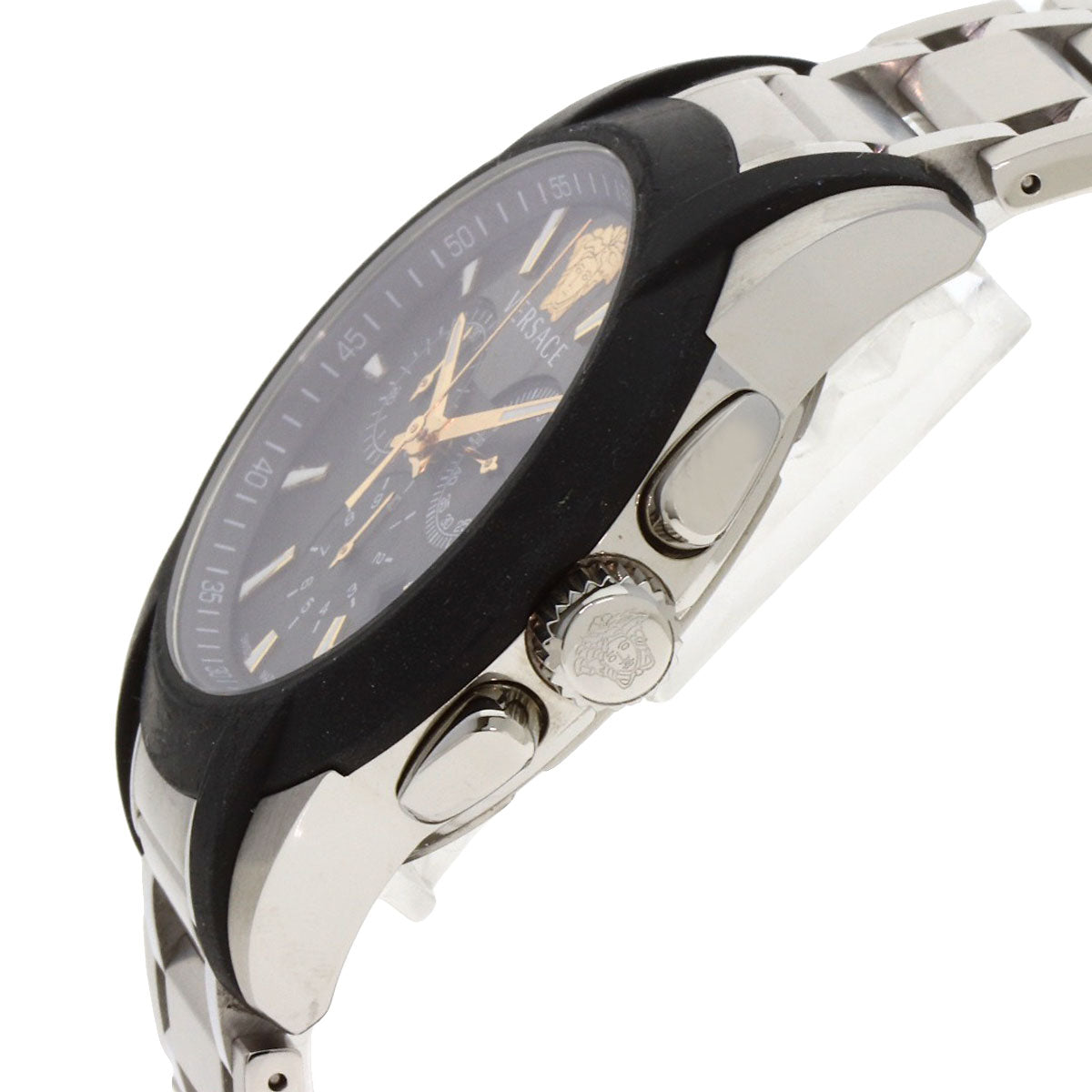 VERSACE Medusa Chronograph Watches VEM8 Stainless Steel/Stainless Steel mens