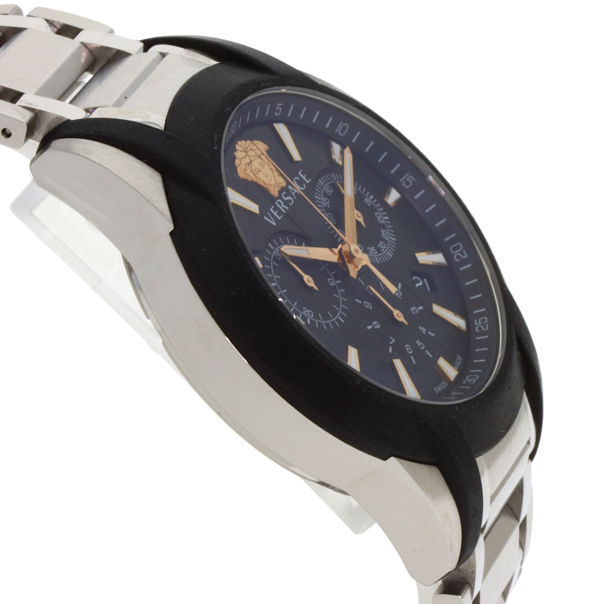 VERSACE Medusa Chronograph Watches VEM8 Stainless Steel/Stainless Steel mens