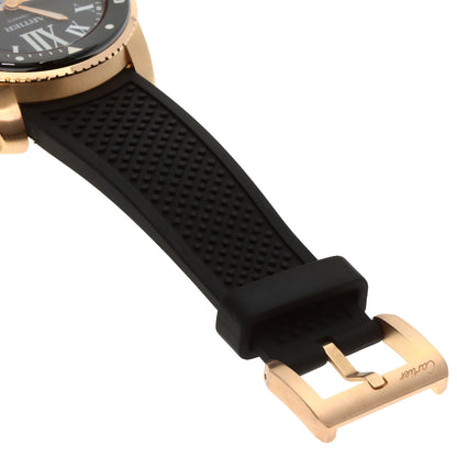 CARTIER Calibur-de-Cartier diver Watches W7100052 K18 Pink Gold/Rubber mens