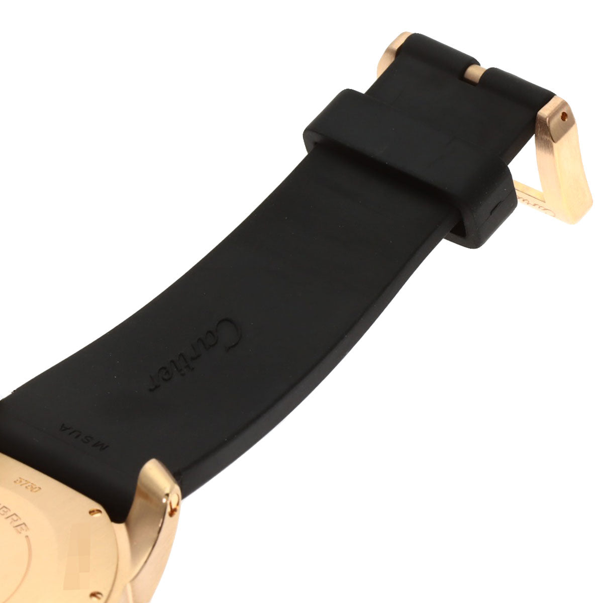 CARTIER Calibur-de-Cartier diver Watches W7100052 K18 Pink Gold/Rubber mens