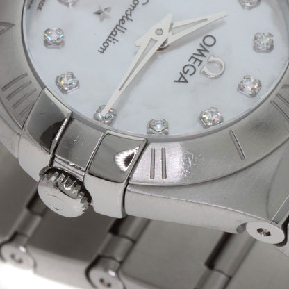 OMEGA Constellation Blush 12P Diamond Watches 123.10.24.60.55.001 Stainless Steel/Stainless Steel Ladies