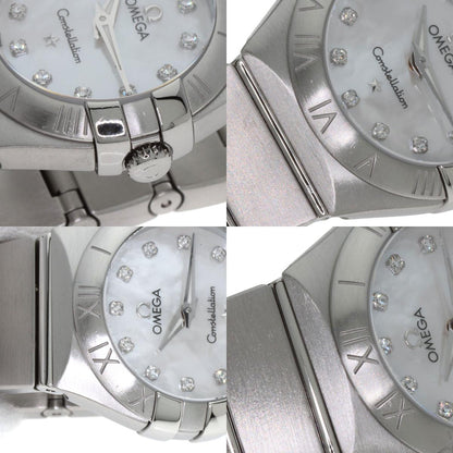 OMEGA Constellation Blush 12P Diamond Watches 123.10.24.60.55.001 Stainless Steel/Stainless Steel Ladies