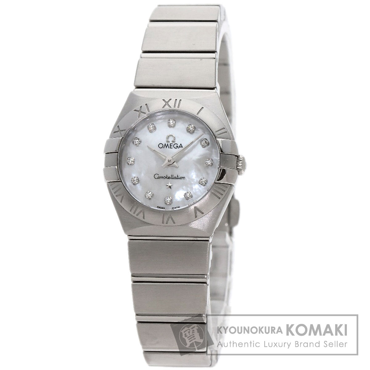 OMEGA Constellation Blush 12P Diamond Watches 123.10.24.60.55.001 Stainless Steel/Stainless Steel Ladies