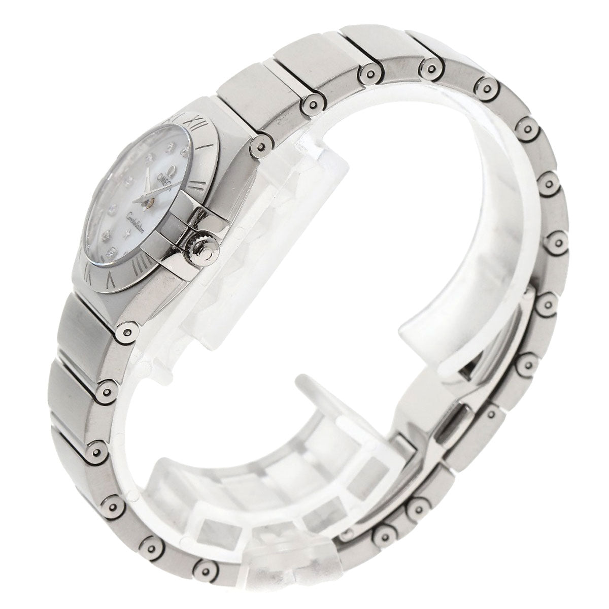 OMEGA Constellation Blush 12P Diamond Watches 123.10.24.60.55.001 Stainless Steel/Stainless Steel Ladies