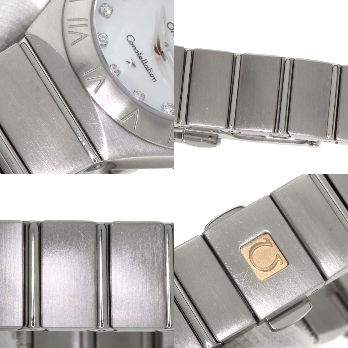 OMEGA Constellation Blush 12P Diamond Watches 123.10.24.60.55.001 Stainless Steel/Stainless Steel Ladies