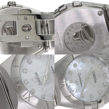 OMEGA Constellation Blush 12P Diamond Watches 123.10.24.60.55.001 Stainless Steel/Stainless Steel Ladies