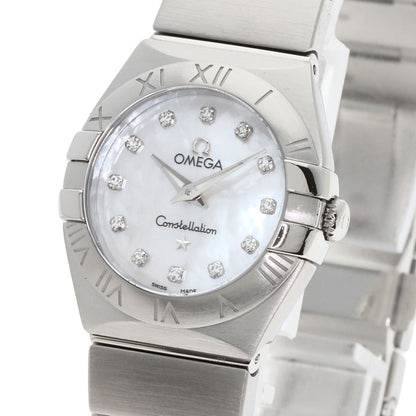 OMEGA Constellation Blush 12P Diamond Watches 123.10.24.60.55.001 Stainless Steel/Stainless Steel Ladies