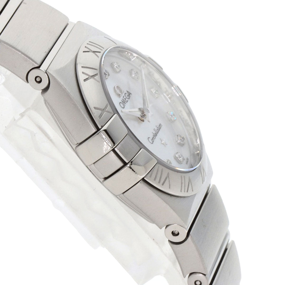 OMEGA Constellation Blush 12P Diamond Watches 123.10.24.60.55.001 Stainless Steel/Stainless Steel Ladies