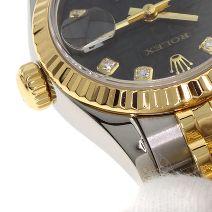 ROLEX DATEJUST 10P Diamond Watches 179173G Stainless Steel/SSxK18YG Ladies