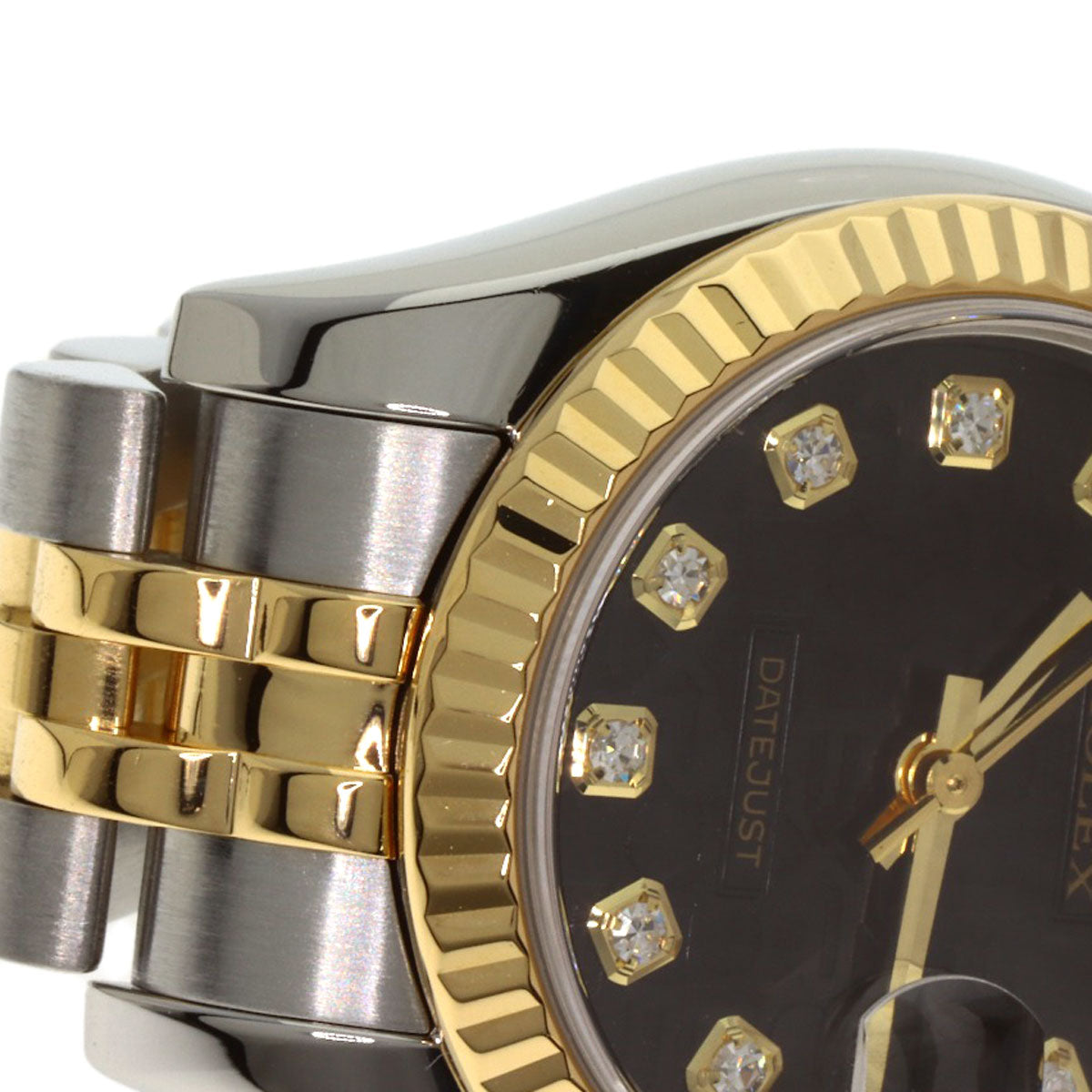 ROLEX DATEJUST 10P Diamond Watches 179173G Stainless Steel/SSxK18YG Ladies