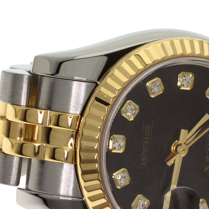 ROLEX DATEJUST 10P Diamond Watches 179173G Stainless Steel/SSxK18YG Ladies