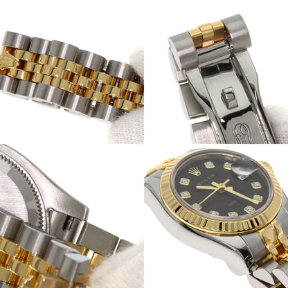 ROLEX DATEJUST 10P Diamond Watches 179173G Stainless Steel/SSxK18YG Ladies
