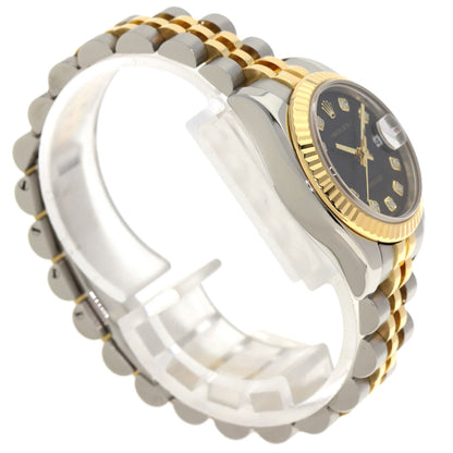 ROLEX DATEJUST 10P Diamond Watches 179173G Stainless Steel/SSxK18YG Ladies