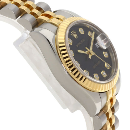 ROLEX DATEJUST 10P Diamond Watches 179173G Stainless Steel/SSxK18YG Ladies