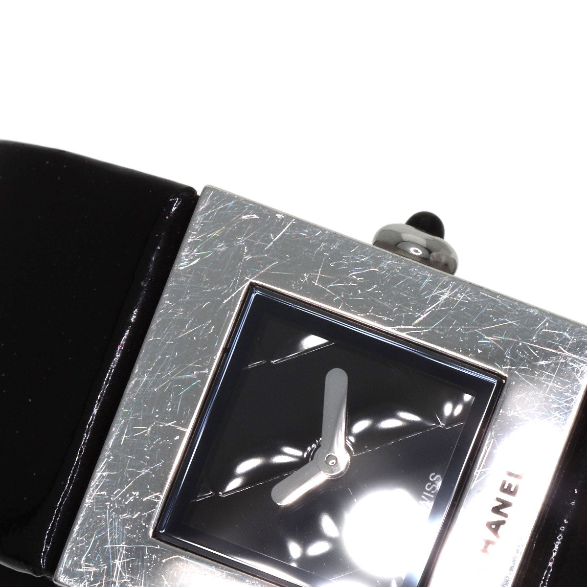 CHANEL Matelasse Watches H0116 Stainless Steel/Leather Ladies