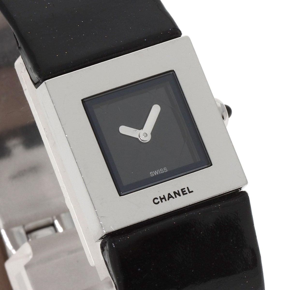 CHANEL Matelasse Watches H0116 Stainless Steel/Leather Ladies