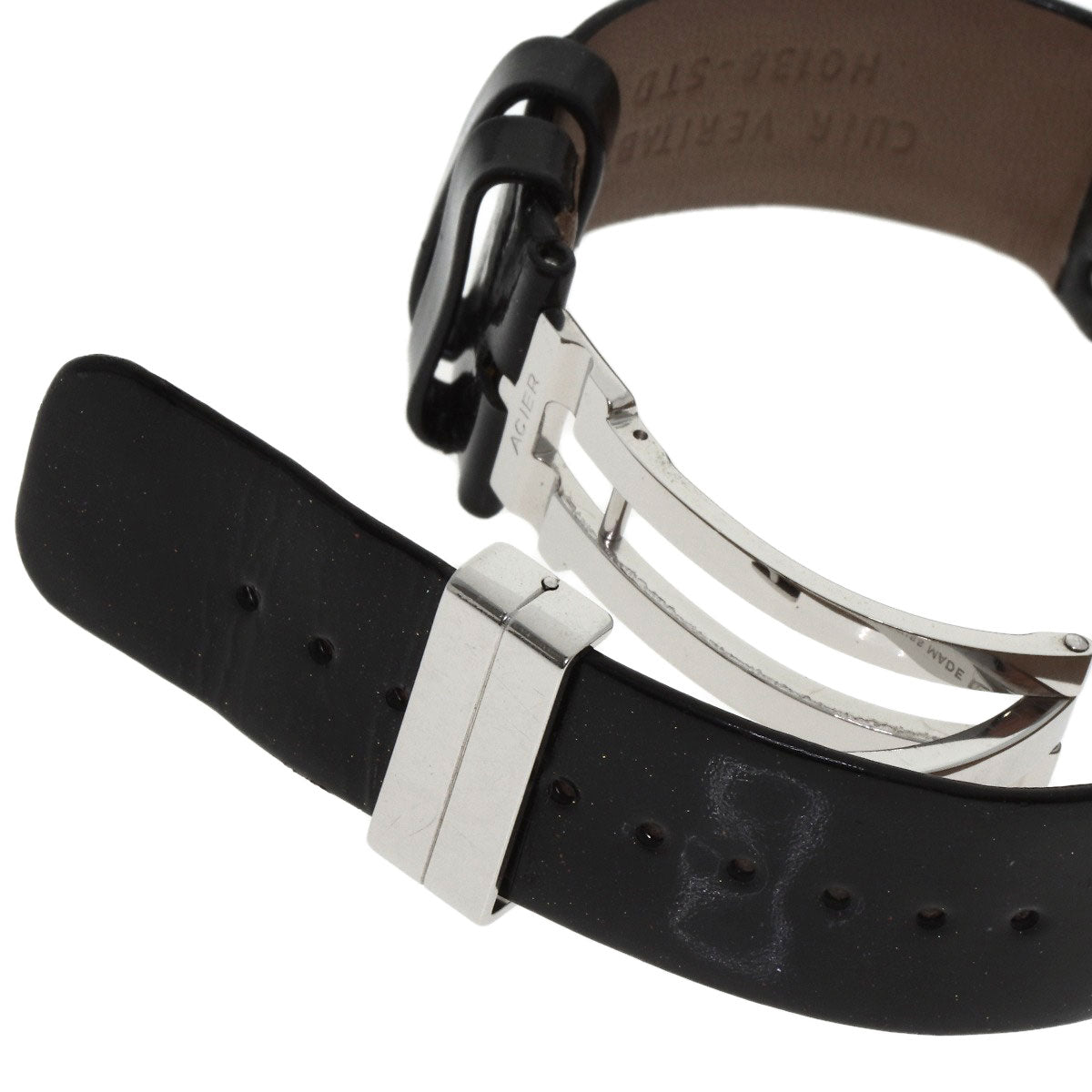CHANEL Matelasse Watches H0116 Stainless Steel/Leather Ladies